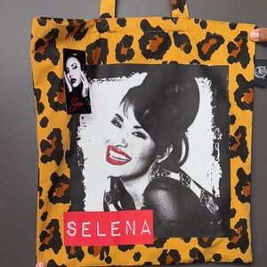Selena Leopard Print Tote Bag